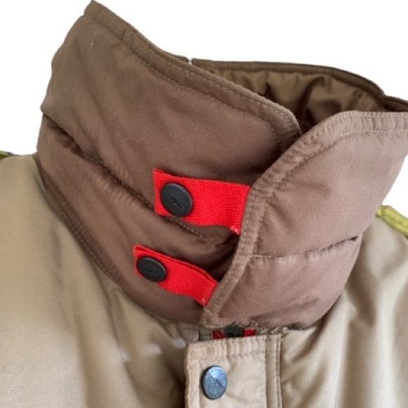 Adventure Gear Down Vest Tan Size XL Full Zip High Neck - Picture 7 of 13